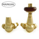 ETO-CR-B - Eton Traditional Radiator Valve - Brass (Corner Manual) ETO-CR-B - Eton Traditional Radiator Valve - Brass (Corner Manual)